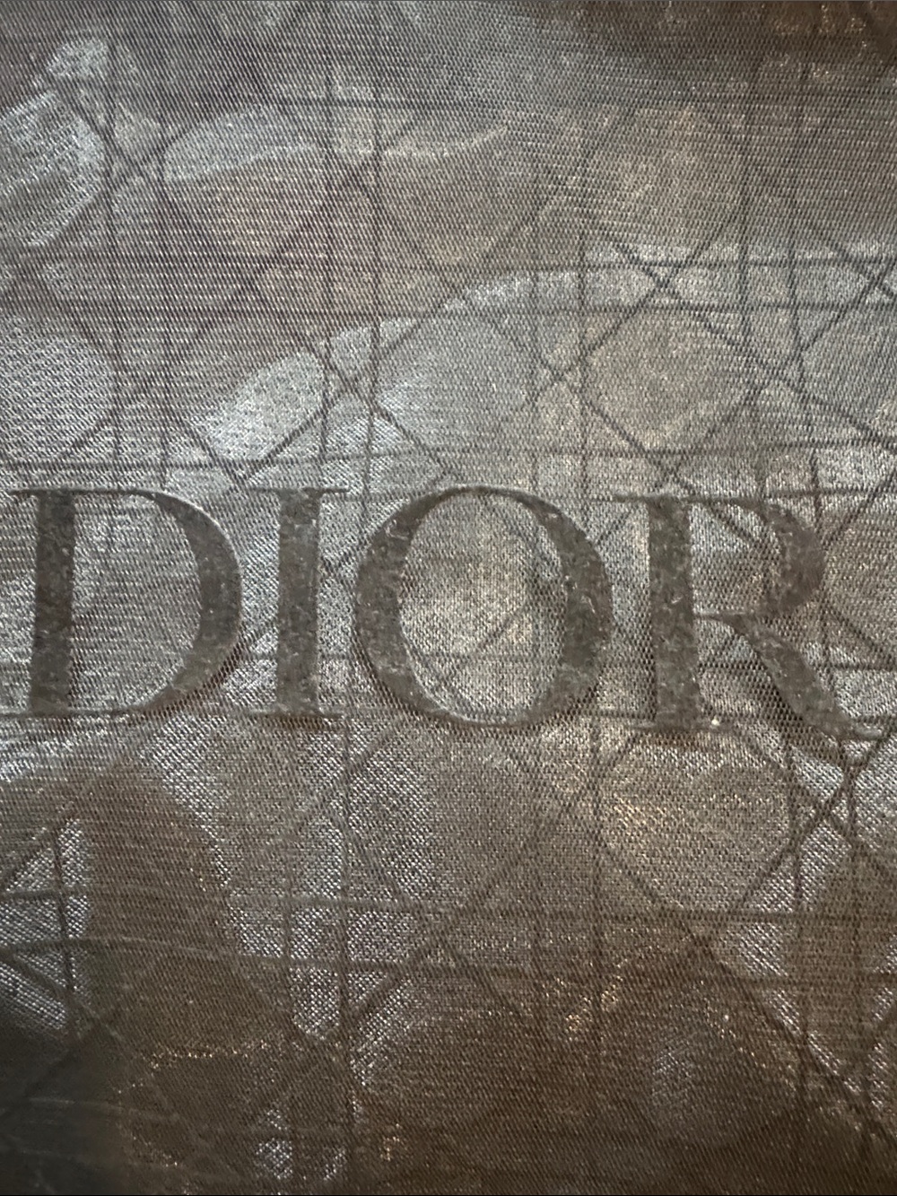 Dior Beauty Black Large, Velvet Handled Tote - Picture 2 of 5